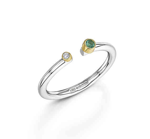 Lacuna Gemstone Stacking Ring