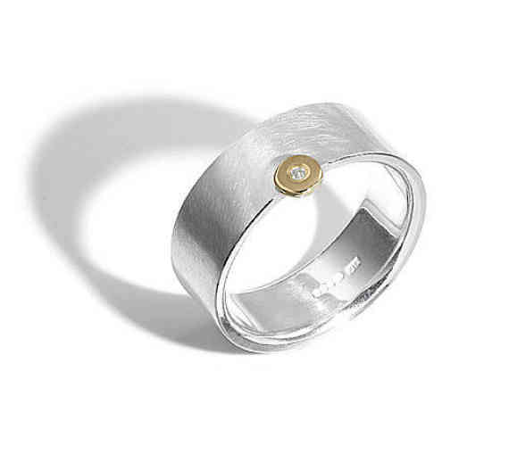 Offset Diamond Ring Offset Diamond Ring
